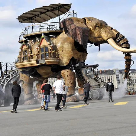 아파트 Centre De Nantes, Spacieux Pour 4